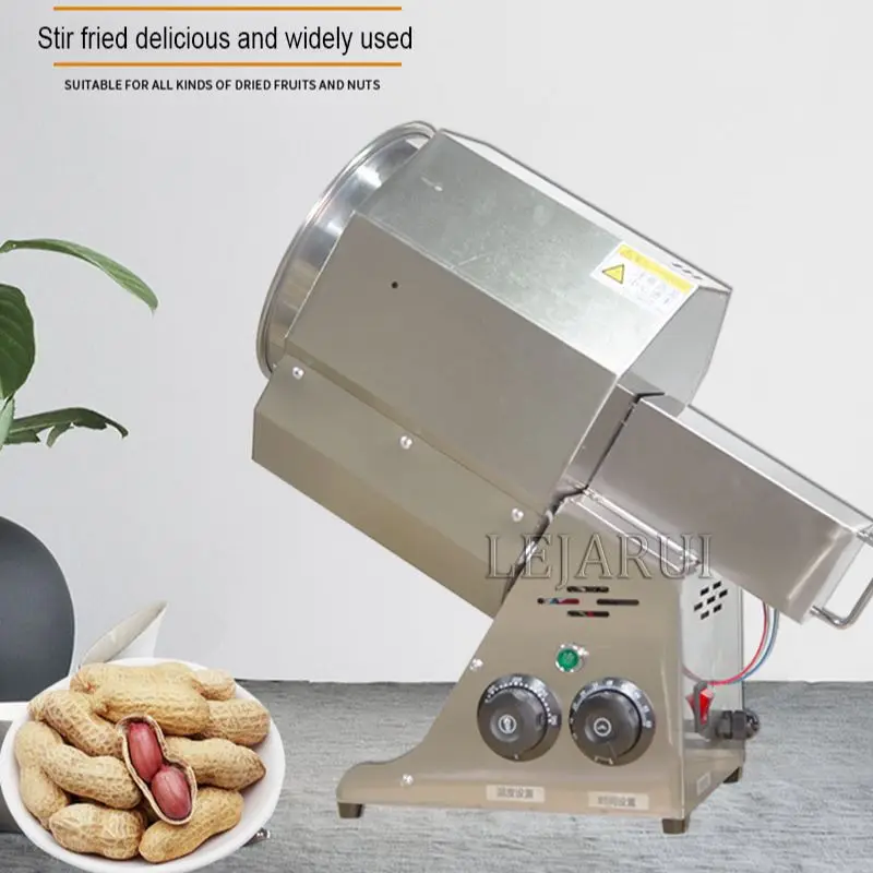 Industrial  Electric Drum Rotary Chestnut Cocoa Almond Roaster Nuts Toasting Peanut Roaster Roasting Machine