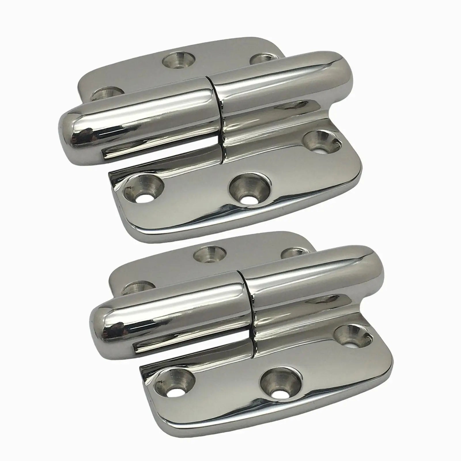 2 Pieces Take Apart Hinges, Stainless Steel 316 Heavy Duty Hardware for