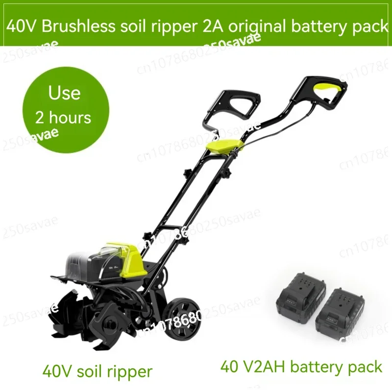 Electric Scarifier Micro-tiller, Land Ploughing Machine, Household Land Digging Cultivator, Agricultural Rotary Tiller