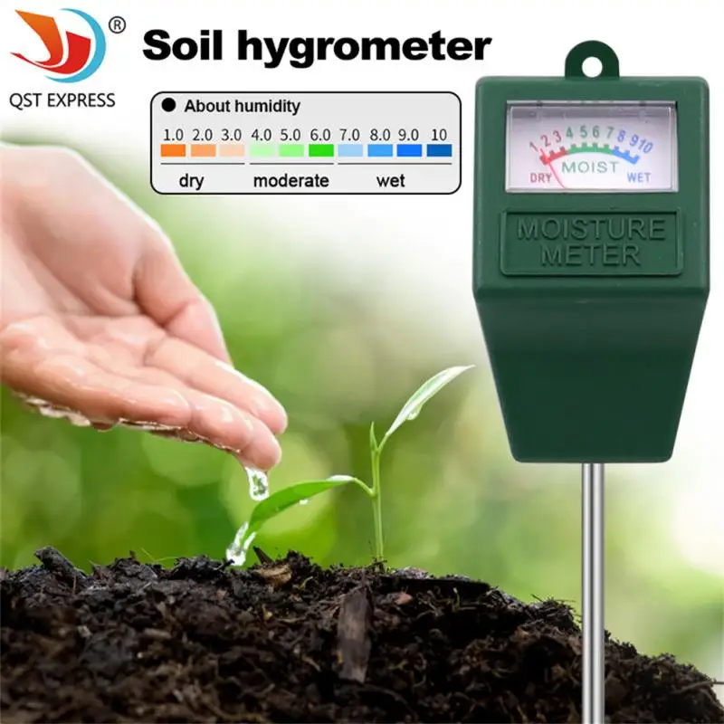 Soil Moisture Tester Garden Flower Planting Soil Hygrometer Scientifically Accurate Single Needle Humidity Detector Garden Tools