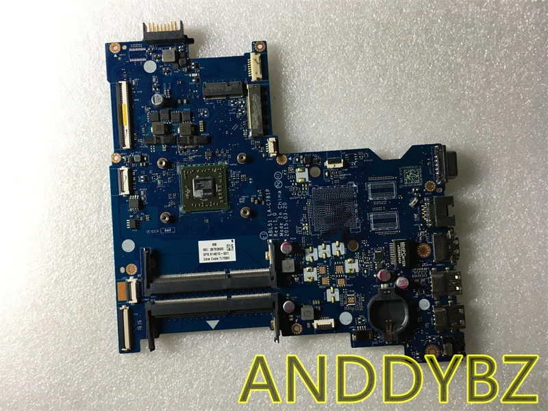 

ПОДЛИННАЯ материнская плата для ноутбука HP 255 G4 AMD E1-6015 814610-601 814610-501, протестировано