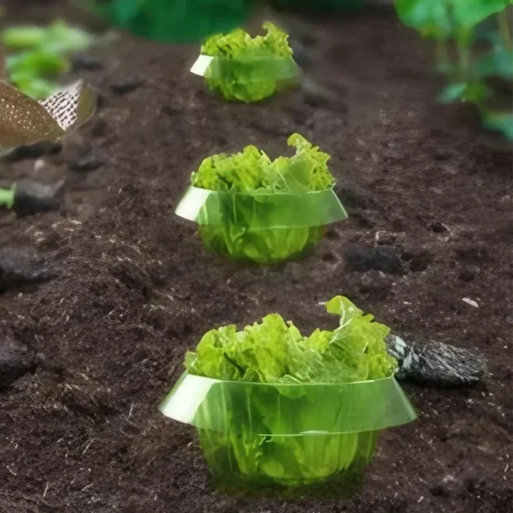 Plants Slug Protection Rings Vegetables Cover Plant Snail Collar Guard Green Planter Flower Pot Pest Control Trapper Garden Tool