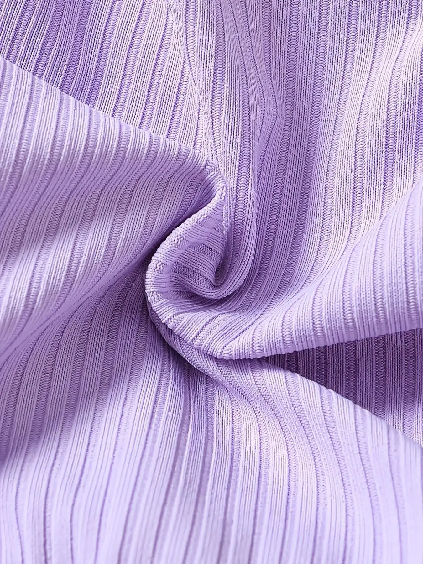 Lila Tüllkleid für Mädchen, K-POP-Cartoon-Print, gerippte Flatterärmel, große Schleife, 3D-Schmetterlings-Tutu-Kleid – Detail 5