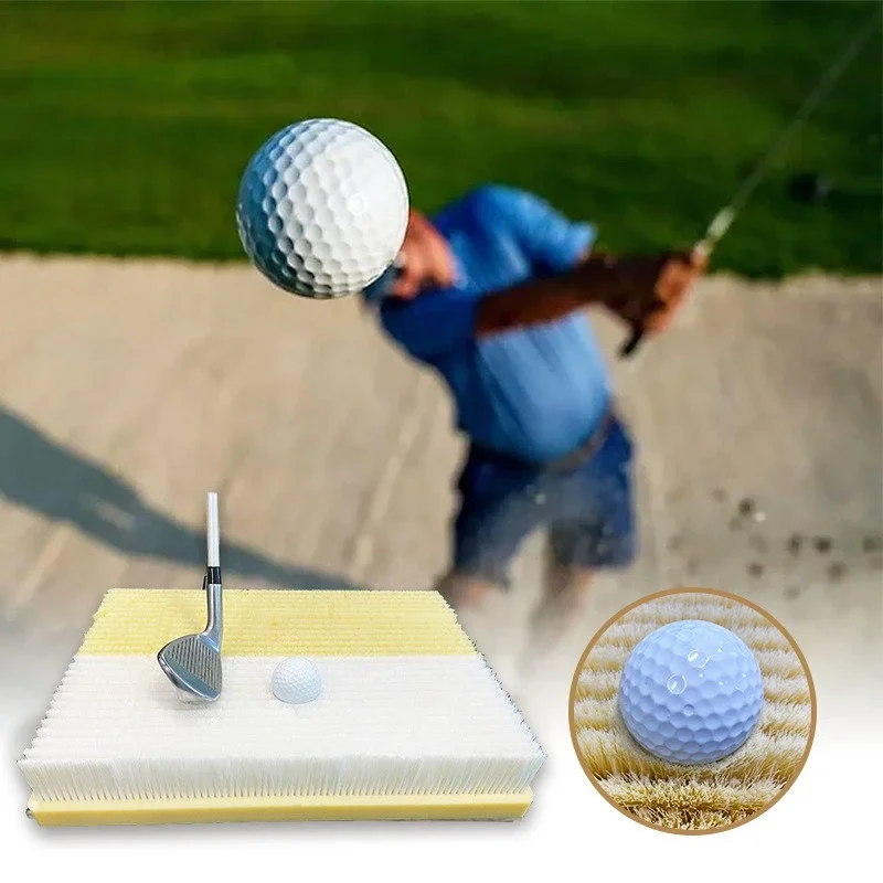 Bunker Practice Mat,Golf Bunker Mat,SimulatesThe Real Golf Course Bunker,For Practicing Golf Chipping Skills,Indoor Golf