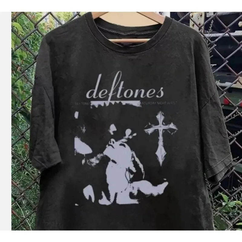 Deftones Tour Commemorative T-Shirt Herren-T-Shirt Sommer Neues lässiges Unisex-T-Shirt