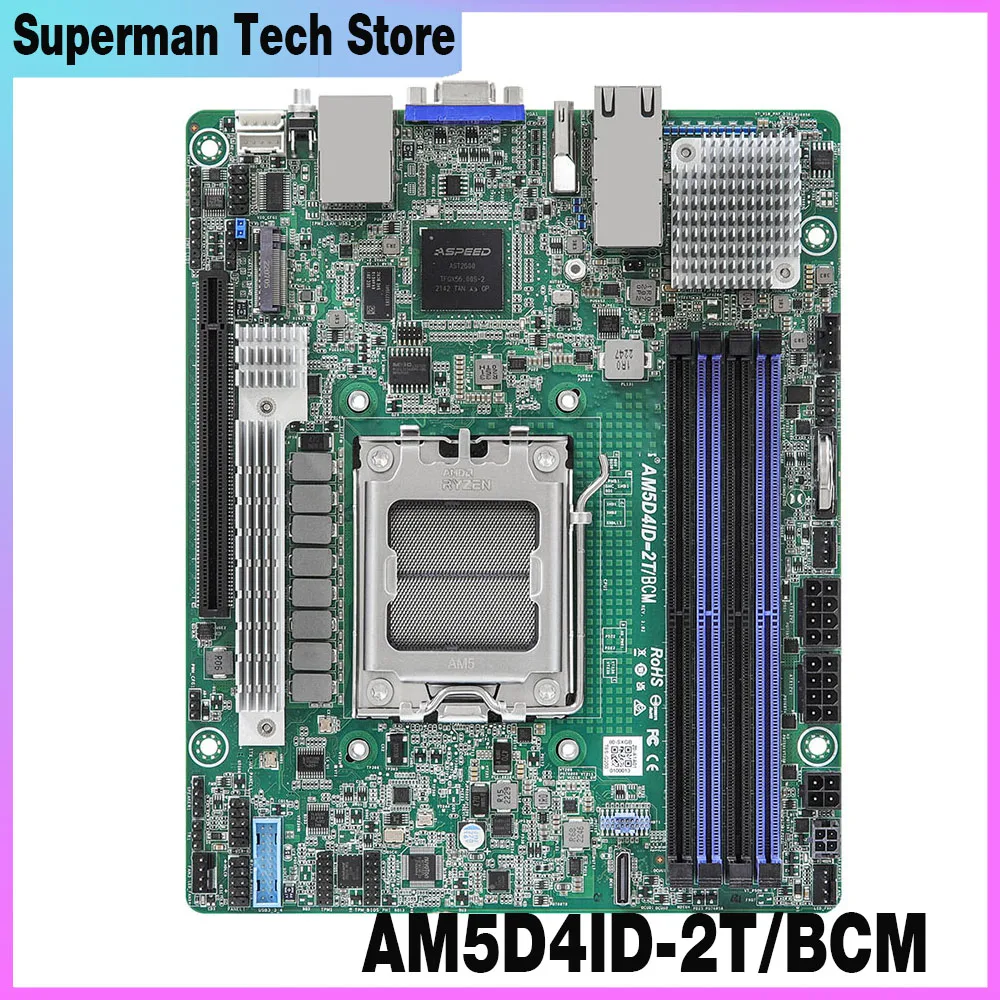 For ASROCK motherboards support AMD Ryzen AM5 DDR5 AM5D4ID-2T/BCM