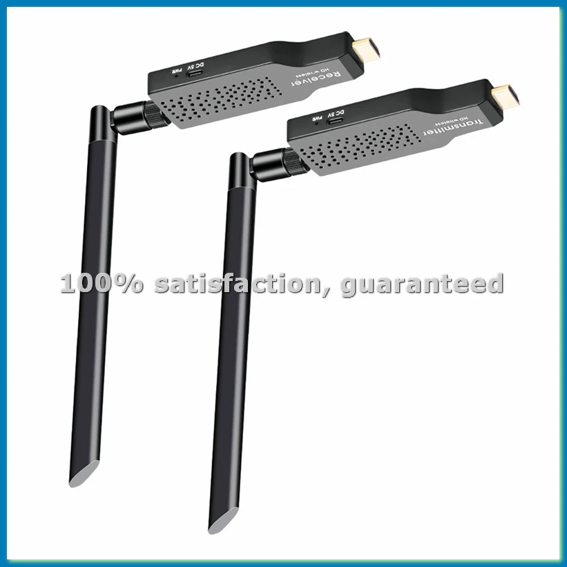 

1080P -Compatible Wireless Video Transmitter and Receiver 50m Wireless Wifi Extender for Camera Laptop PC to TV-A12I