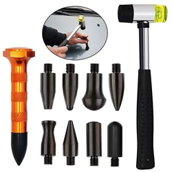 Car Body Dent Repair Tool Kits Paintless Dent Removal Tap Down Tools Dent Rubber Hammer Auto Body DIY Dent Fix Tools