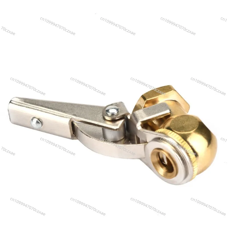 Solid Copper Quick Air Chuck Tire Inflator Nozzle Adapter for Pressure Gun Air Pipe