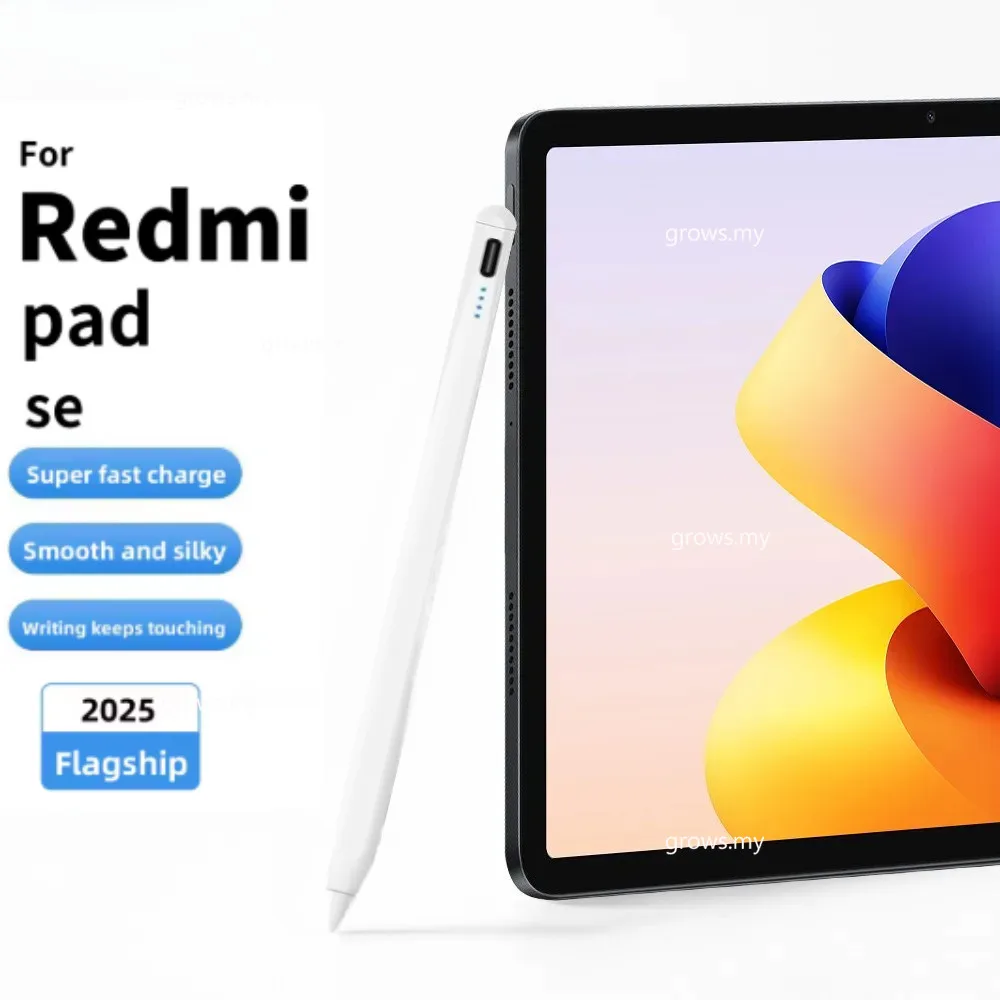 

Перезаряжаемый стилус для Xiaomi Poco Pad M1 2025 Redmi Pad2 Pad 2 SE 8,7 7S 6S 7 6 5 Pro 11 "10,61" Active Stylus Pen