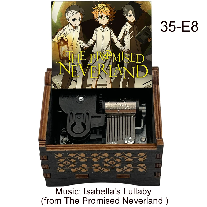 The Promised Neverland Classic Interlude《Isabella's Lullaby》Adaptation 18-Tone Music Box Home Ornaments Festival Party Gifts ﻿