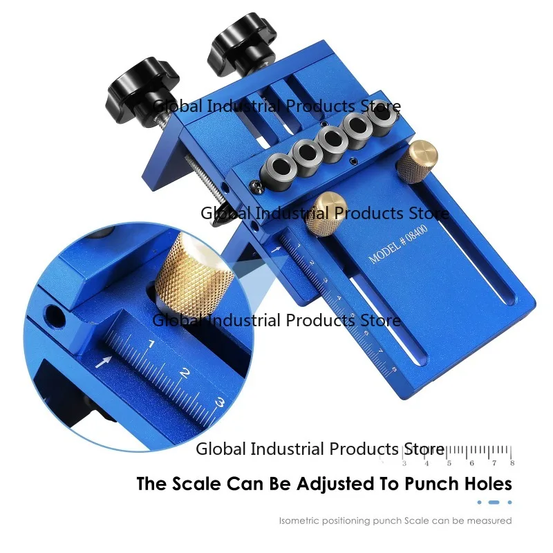 3-in-1 Dowel Jig 28 Pcs/Set Woodworking Doweling Jig Set 6/8/10mm Drilling Hole Positioners Dowel Drilling Sleeves Tool with Box