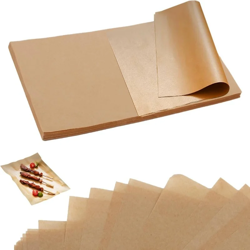 120-Piece Baking Paper, Non-Stick Baking Paper, 20x30 cm, Unbleached Baking Paper, Heat-Resistant Baking Paper, Ideal for Baking