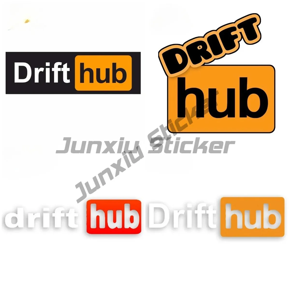 

Drift Hub Car Decal Cartoon Car Stickers Vinyl Material Creative Sticker Occlusion Scratch Decor Autohesion Decal