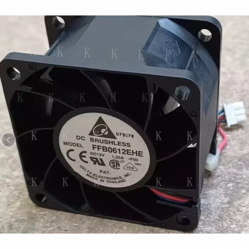 C  FOR   Delta FFB0612EHE-F00 6038 DC12V 1.2A 6CM 3-Wire High Airflow Violent Cooling Fan