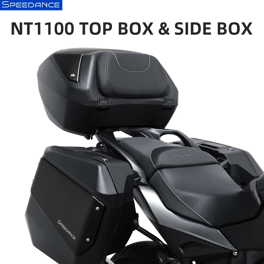 SDE Fit for Honda NT1100, 3-Piece Luggage Set, Side & Tail Boxes, Damage-Free Mount, Quick Release & Install, Waterproof