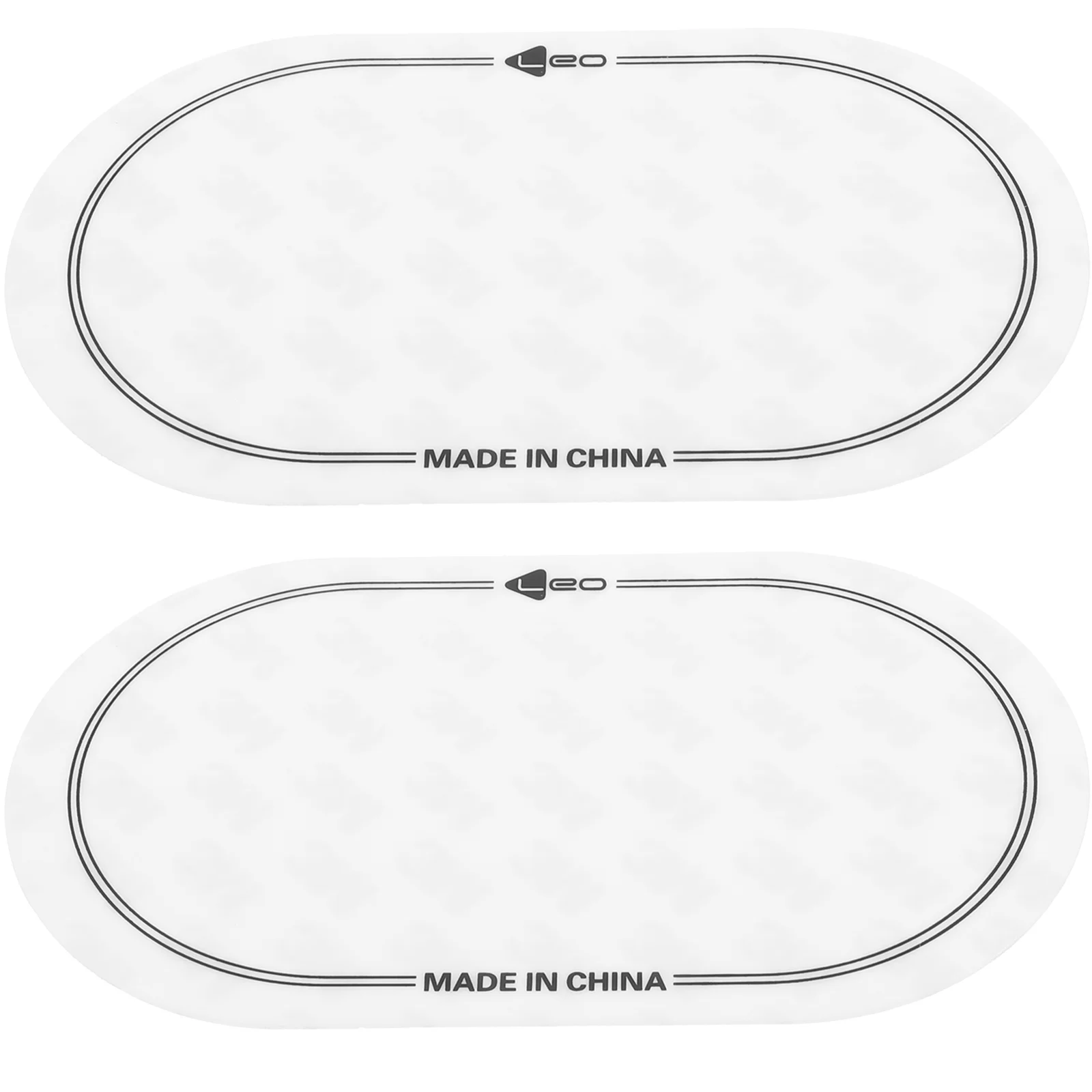 2 Pcs Nail Stickers Drum Kit Screen Protector Protective Head Ground Pads Protection Percussion Household White Skin Patch