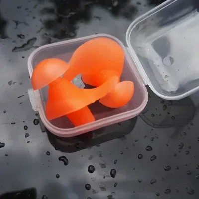 Silicone Ear Plug para dormir, Proteção de ouvido impermeável, Protetor auricular anti-ruído, Earplug Redução de Ruído