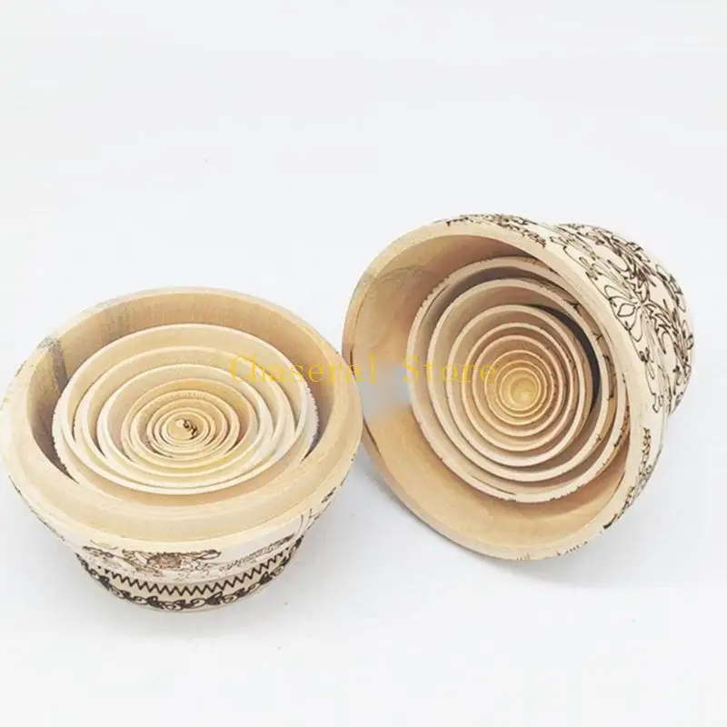 E7CE Bambole russe che nidificano Matrioska tradizionale Giocattolo educativo impilabile a 10 strati