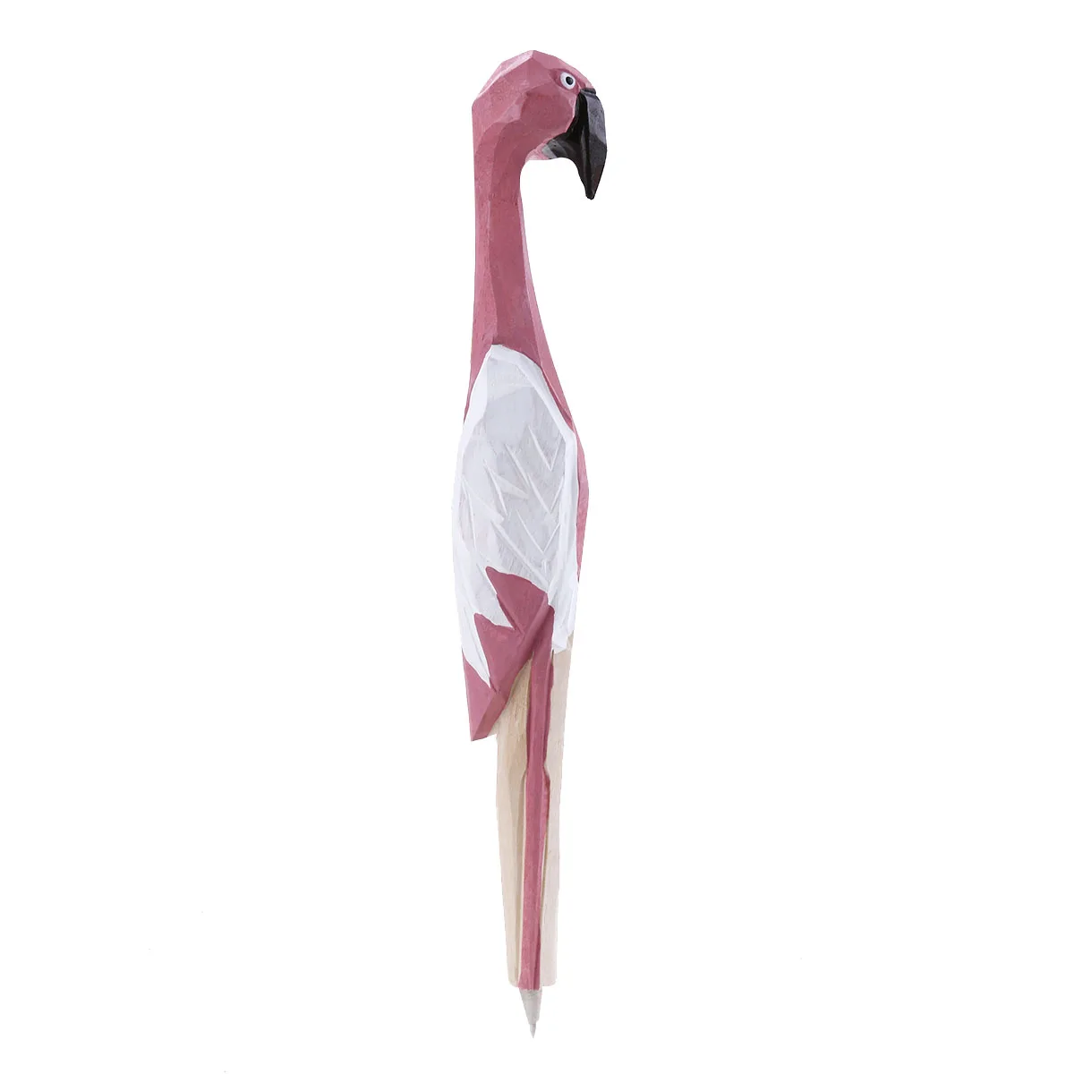 

Ballpoint Pen Wood Carving Creative Flamingo Accessories Carved Animal Modeling Pens Office and Stationery