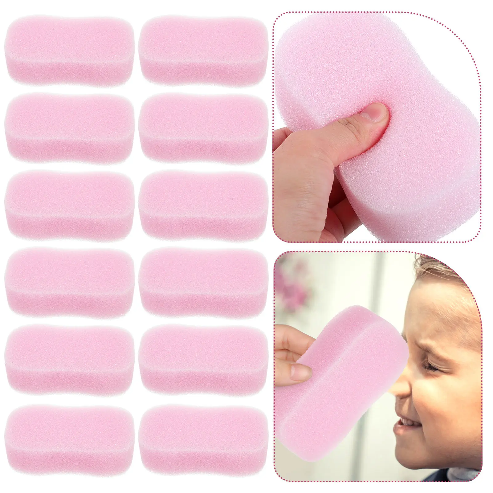 

Набор из 20 губок для удаления волос для парикмахерских и салонов красоты, портативная легкая губка для очистки шеи от остатков волос