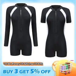 Women Diving Surfing Clothes Anti-scratch Half Sleeve Snorkeling Surfing Swimsuit Quick Drying Breathable Swimming Suit