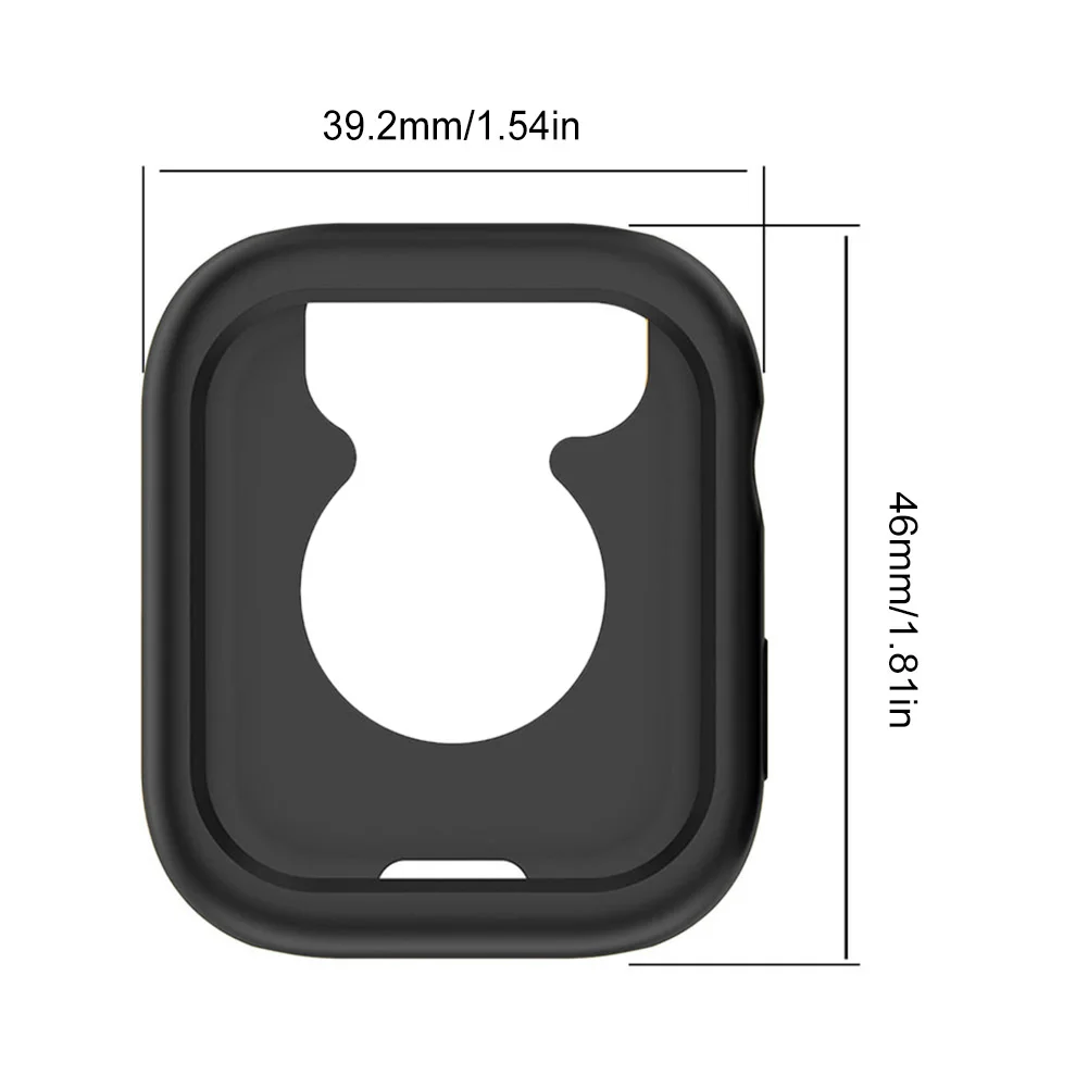 Silicone Case For Huawei Watch Fit 3 Full Coverage Protective Bumper Case Frame Hollowed Cover Anti-fall Protector Cover Case