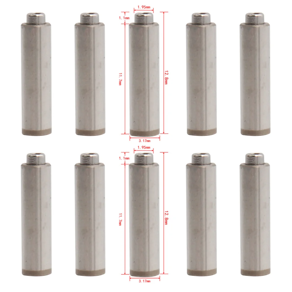 

10pcs Spindle/Axis for Dental High Speed Handpiece Air Turbine 12.8mm*3.175mm Rotor Cartridge