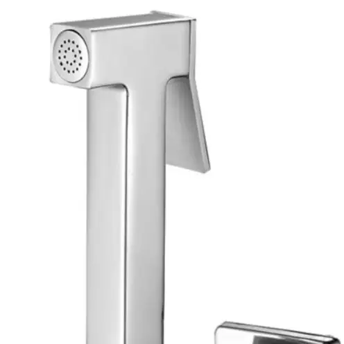 

Square Bidet Sprayer Set High Pressure Chrome Zinc Alloy Handheld Shower Kit With 1.5M Hose For Toilet Cleaning Diapers Bathroom