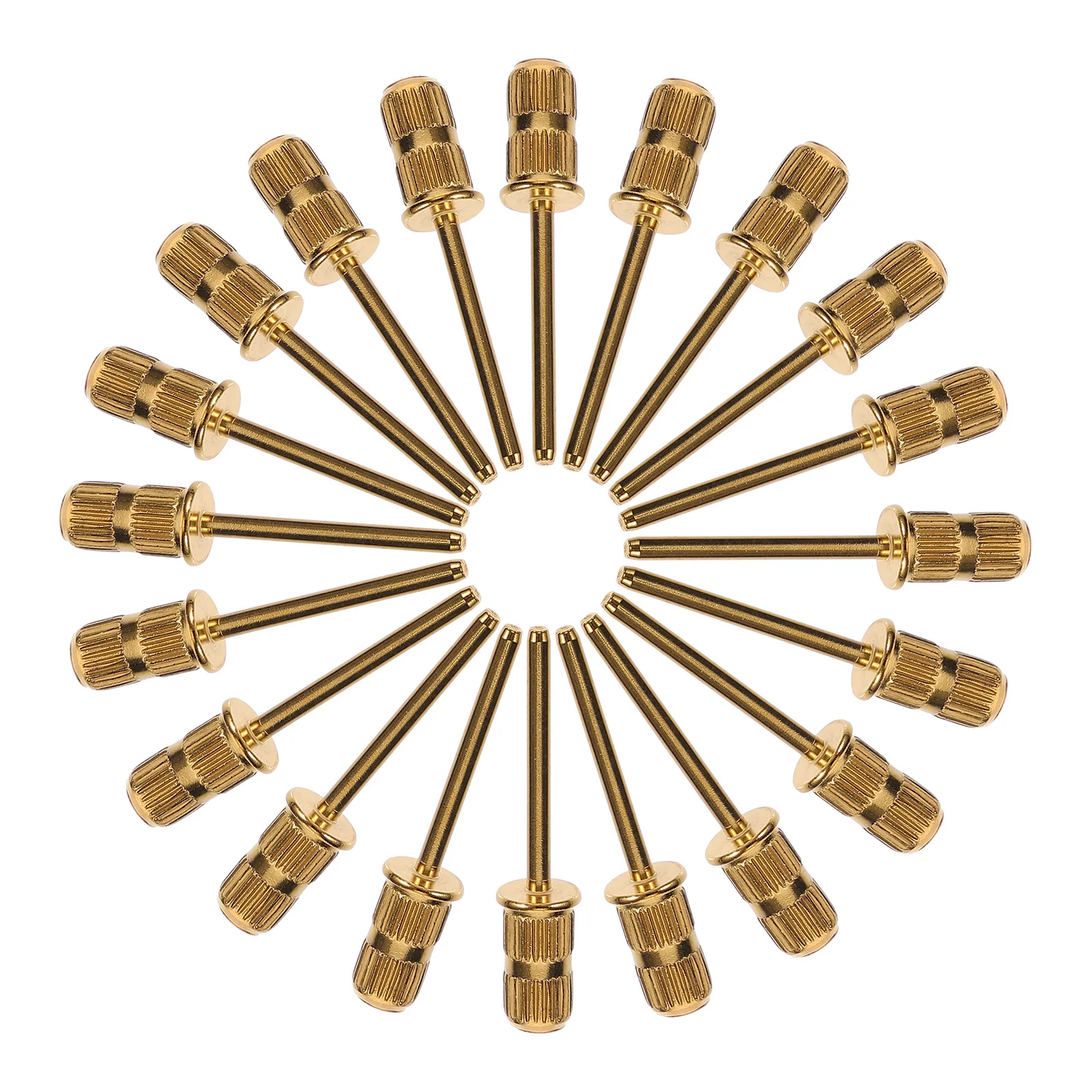 

20pcs Sanding Ring Bearing Nail Drill Bits Carbide Cuticle Manicure Tool For Gel Nails Pedicure File Bit Metal Grinding Head