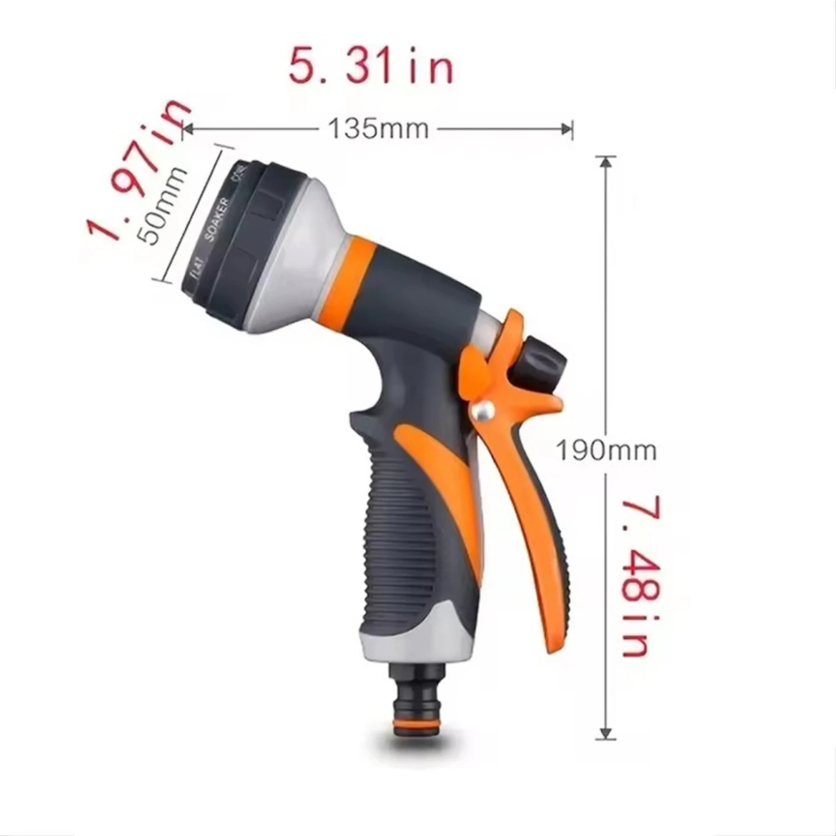 Best Seller High Pressure Car Washing Gunmulti-Functional Hose Nozzle Multi-Function Garden Watering Tool Powerful Car Cleaning