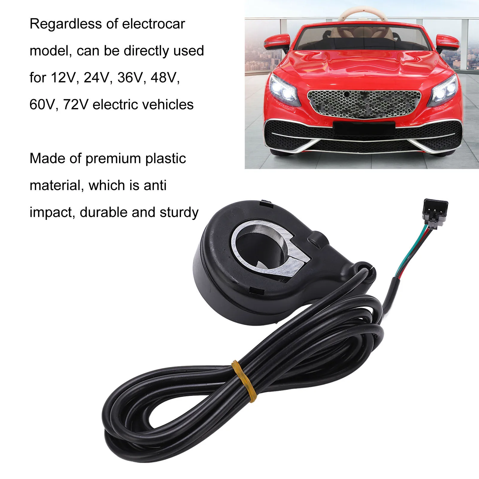 Thumb Throttle Speed Control Finger Throttle Accelerator  Accessory for Electric Bike Scooter Electric Bike Accessory view 5