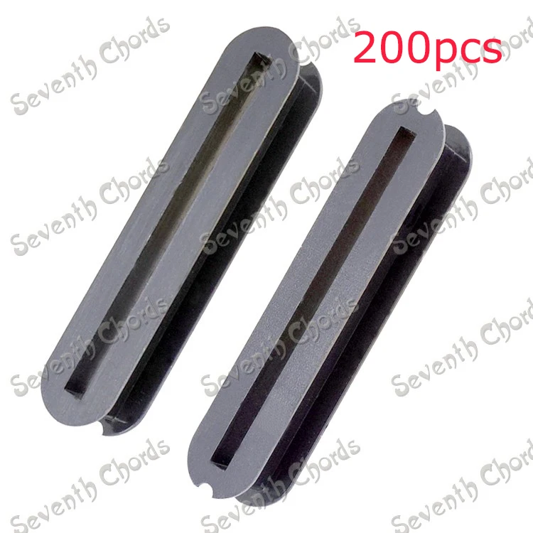 

200 Pcs Plastic Mini Style Pickup Humbucker Bobbin for Electric Guitar - Black