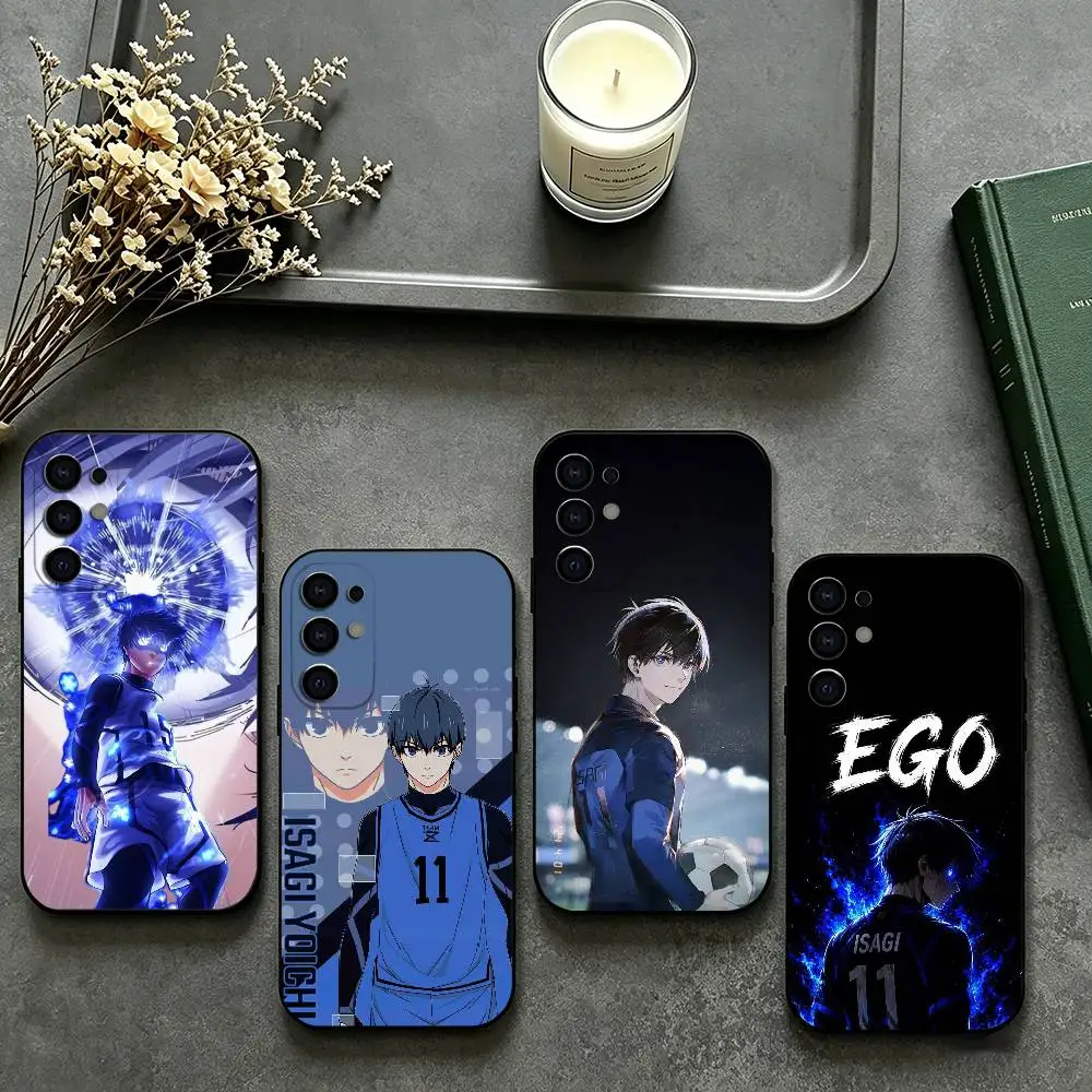 B-Blue Isagi Y-Yoichi-S Lock  phone Case For Samsung S26,25,24,21,22,23,30,20,Ultra,Plus,Fe,Lite Black Soft Cover