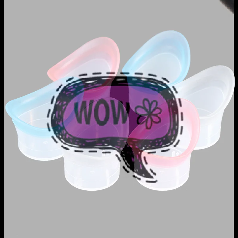 2Pcs Eyewash Cup Silicone Resuable Soft Eye Bath Cup Eye Wash Cup For Elderly Women Men Children Precision Fitting Eye