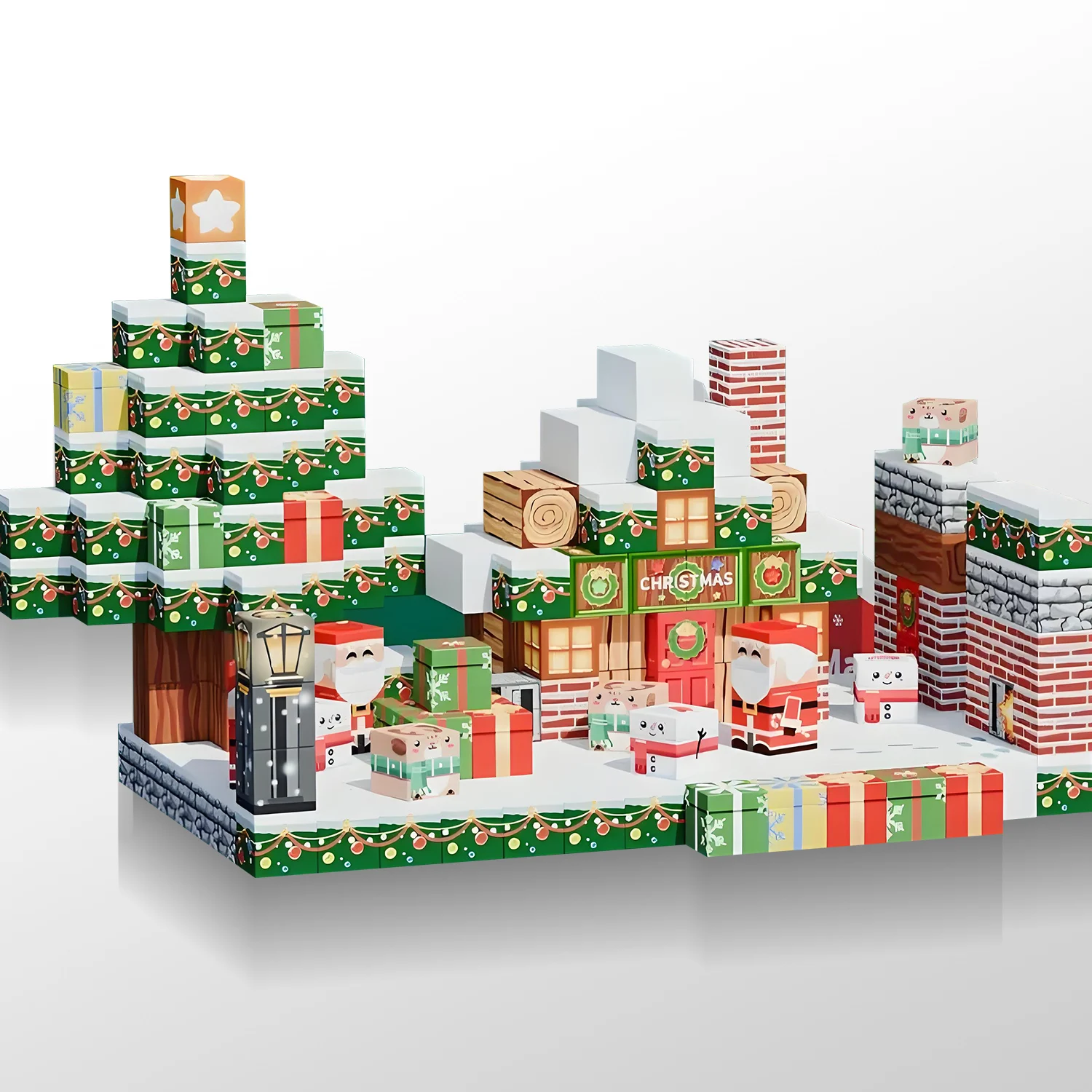 

DIY Magnetic World Building Blocks 3D Building Sensory Cubes 3-12Years Toys for Men and Women Puzzle Birthday Christmas Gift Set