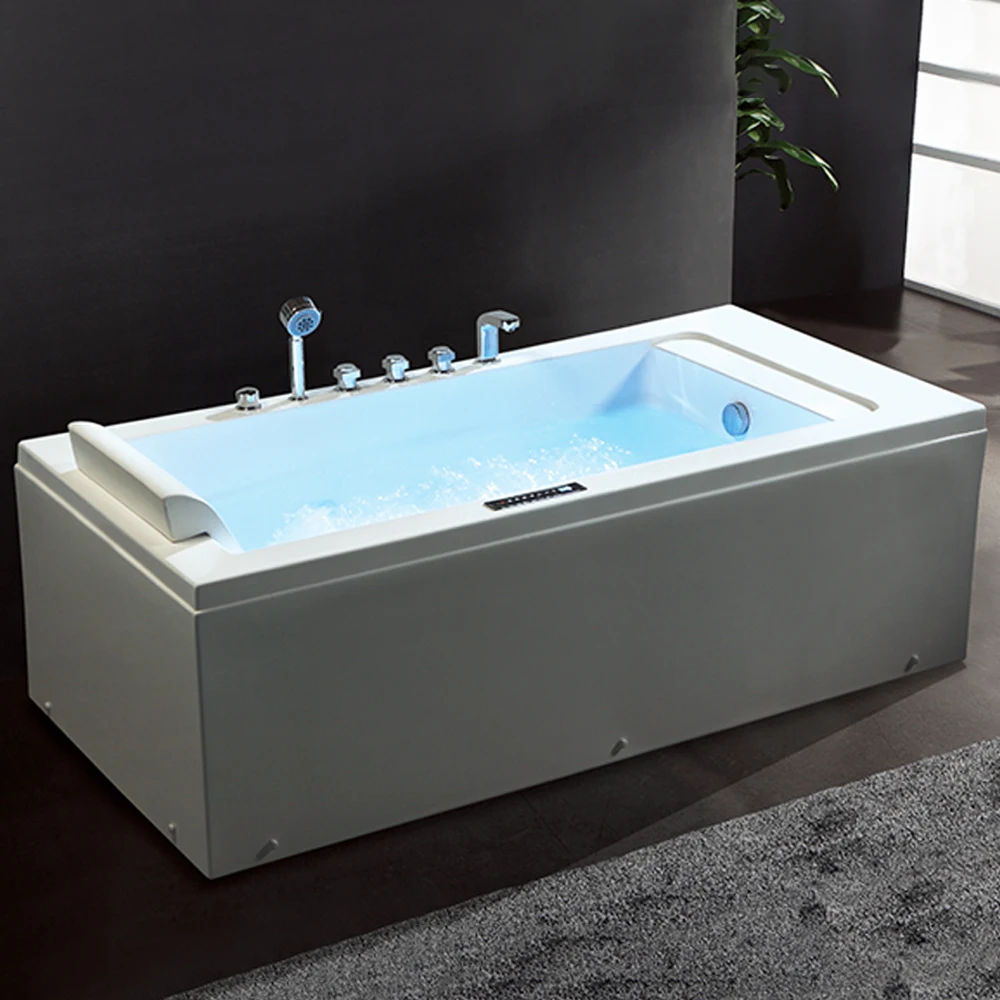 &c  Whirlpool Massage Bath Tub Single Tub American Style Modern Hotel Use Apron Installation Capacity