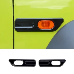 Car Side Fender Turn Signal Light Lamp Decoration Cover For Suzuki Jimny JB64 JB74 2019-2024 Exterior Accessories