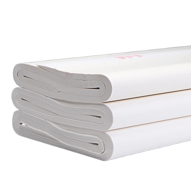 

Chinese Calligraphy Brush Pen Writing Half Ripe Rice Paper Papel Arroz Thicken Art Landscape Painting Raw Rice Paper Papel China
