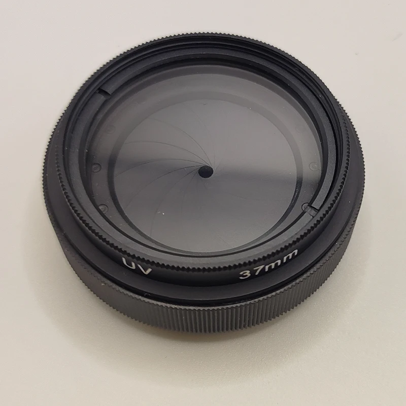 Imagem -05 - Abertura Ajustável Câmera Lens Module com Filtro uv Anel de Diafragma Anel Adaptador Faça Você Mesmo Retrofit M30 a M37 1.526 mm