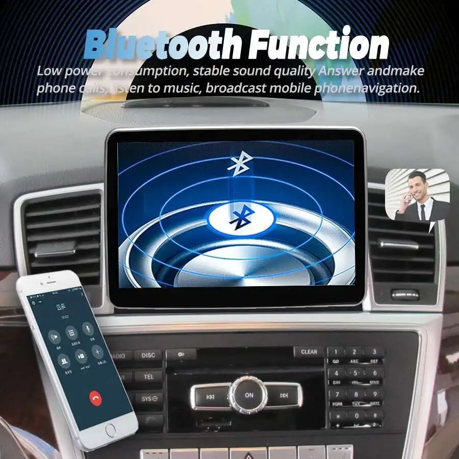 Car Radio For Benz ML W166 GL X166 2013 - 2015 Android 15 Multimedia Video Player GPS Stereo CarPlay 9Inch Oled Screen Recorder