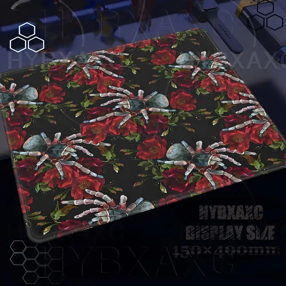 Gothic Dark Coquette Witchy Mouse Pad Multiple Sizes Computer Office Game Table Mats XS Floral Tarantula Spider Rubber Mousepad