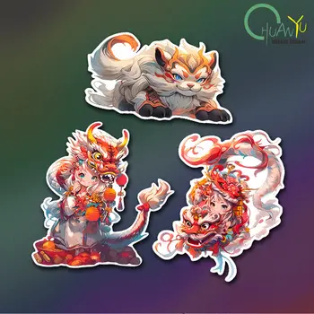 6 best sales adesivo per auto a forma di drago - №1