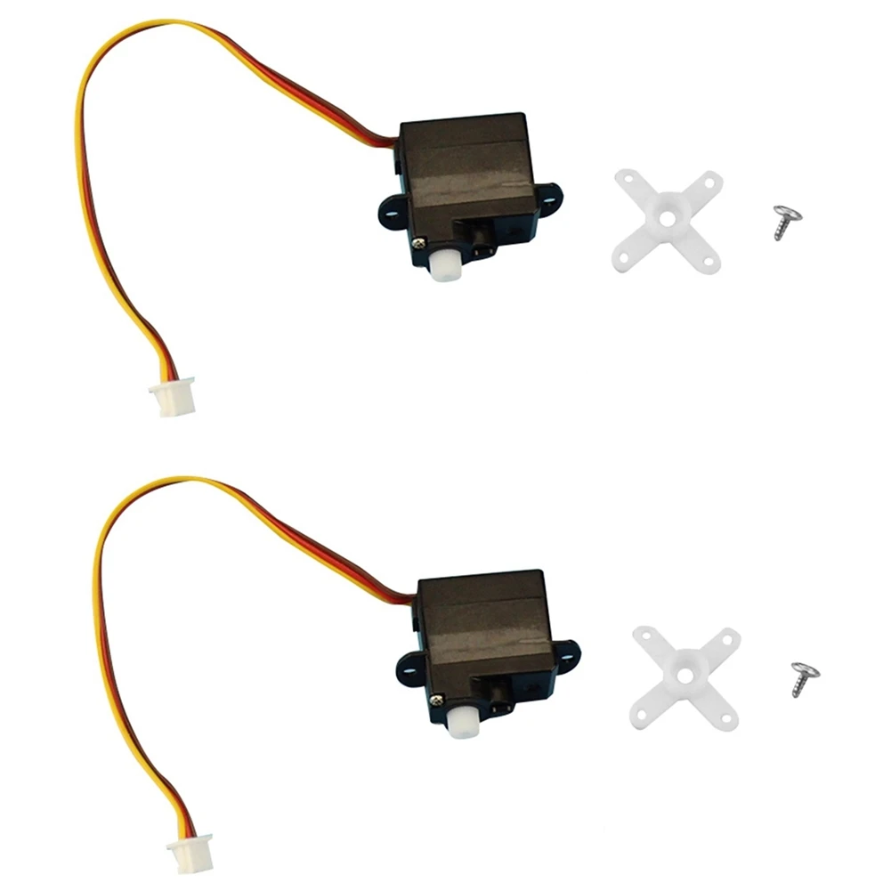 ชุดเกียร์บังคับเลี้ยวเครื่องบินบังคับวิทยุ BEDW-2Pcs สำหรับ Wltoys XK A210 A220 A500 อะไหล่เครื่องบินบังคับวิทยุ อุปกรณ์เสริมสำหรับเปลี่ยน