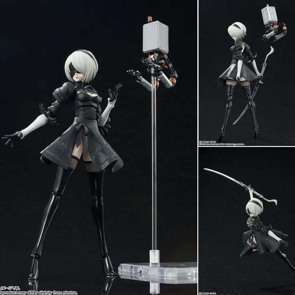 

In Stock S.H.Figuarts 2B YoRHa No. 2 Type B NieR:Automata Original Anime PVC Action Figure Toys for Children SHF Collector Model