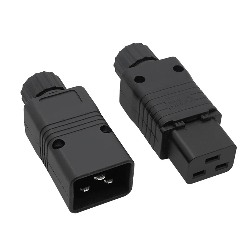 1PCS High Quality IEC 320 C19 C20 Connector Computer AC Power Plug 16A 250V assembles POWER FOR Residential ADAPTER