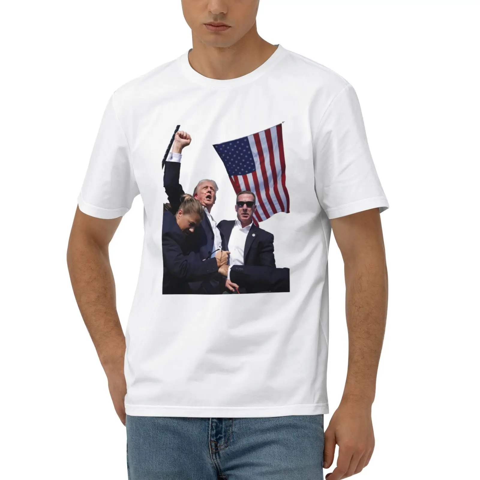 This Election Is Now Neve Trump For President Of The United States French Revolution 'MERICA TRUMP Trump American Flag T-Shirt