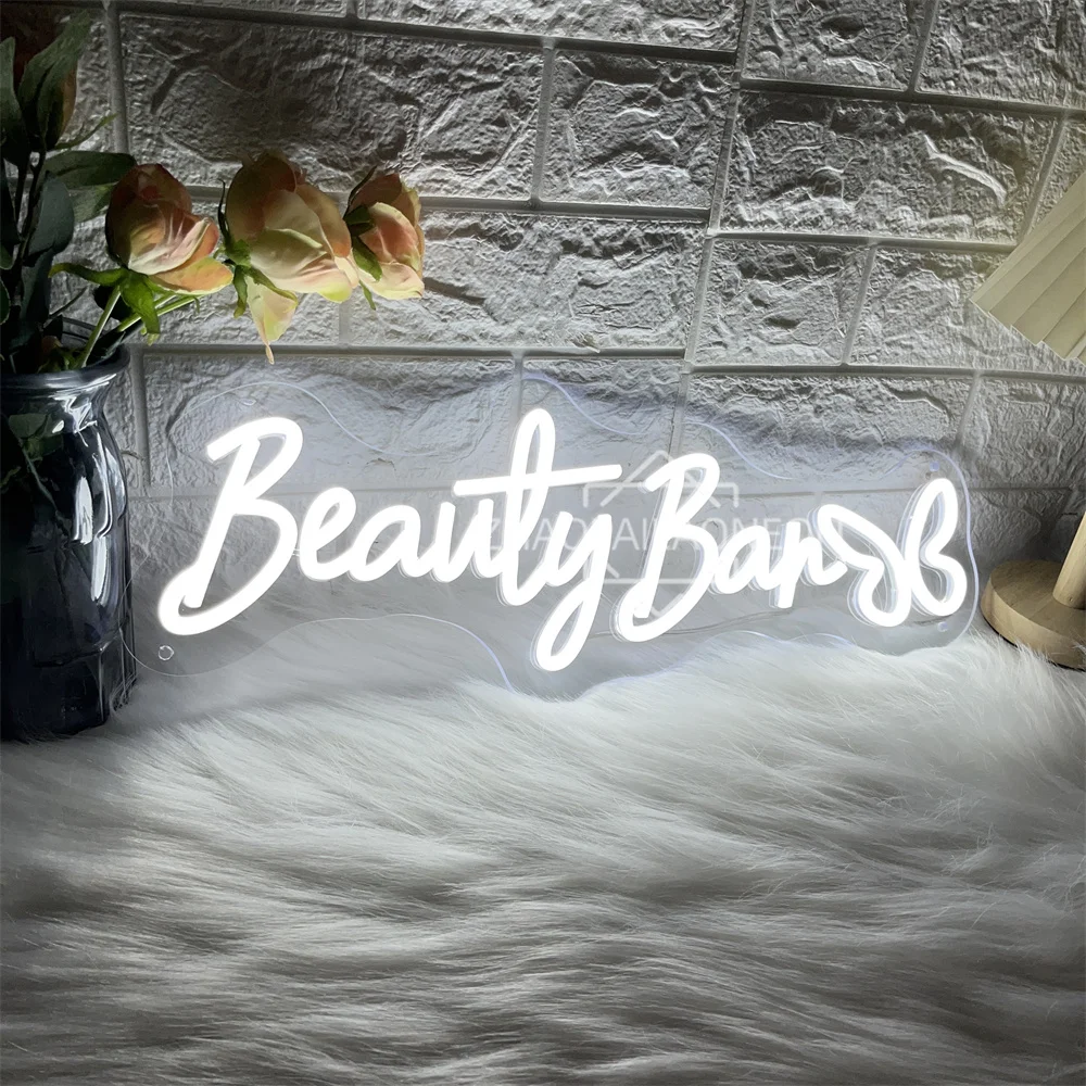 Beauty Bar Neon Led Signs Coffee Home Party Room Wall Art Decor Bar Salon Neon Lights USB Cafe Pub Club Decoration Neon Sign