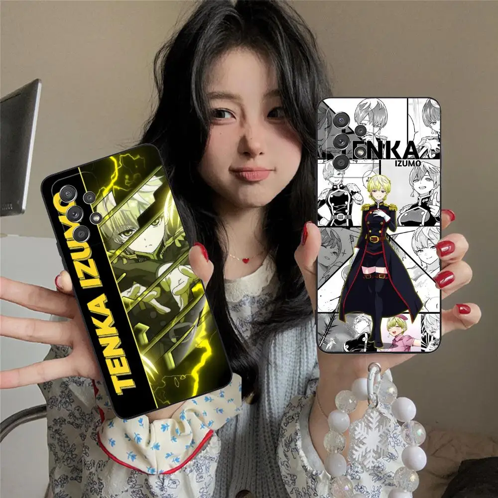 

Mato seihei no slave Tenka Izumo Phone Case for Samsung Galaxy M55 54 42 35 34 33 32 23 22 15 14 13 12 F55 5G Shockproof Cover