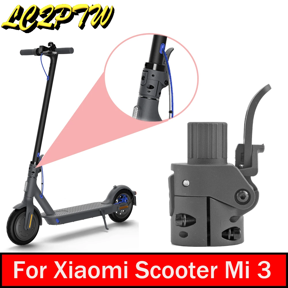 Electric Scooter Folding Rod Base Lock Folding Hook for Xiaomi Mi3 Scooter Solid Metal Folding Assembly Replacement Parts Screw